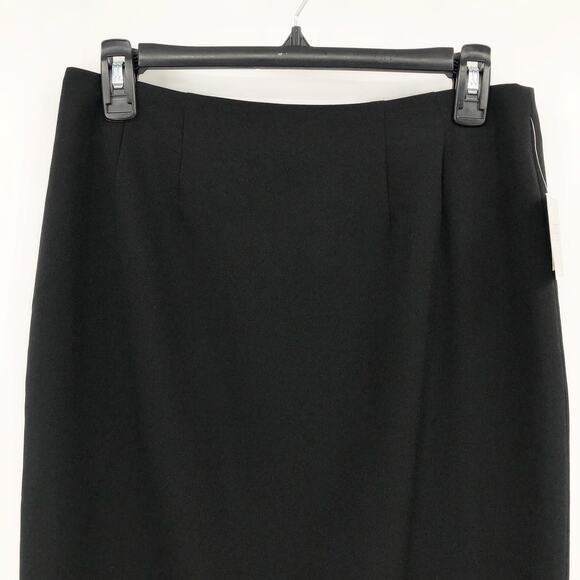 KASPER Women's Classic Pencil Skirt Size 4 Black Crepe Stretch Lined NWT - Picture 5 of 15